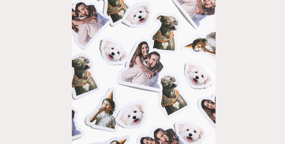 Personalisierte Party-Sticker für Feiern und Events | VistaPrint