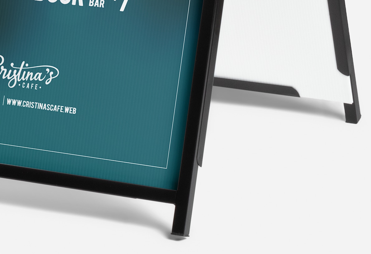 Outdoor A Frames, Custom Sandwich Board Signs | VistaPrint AU
