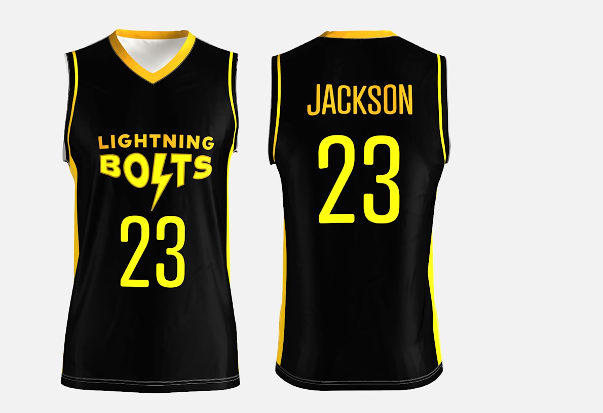 Basketball Jersey Design for Printing Graphic by Vector Graph