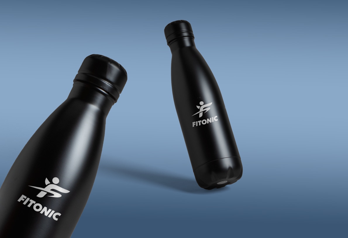 Thermo Water bottle 500ml. With name on - Tumblers with vinyl