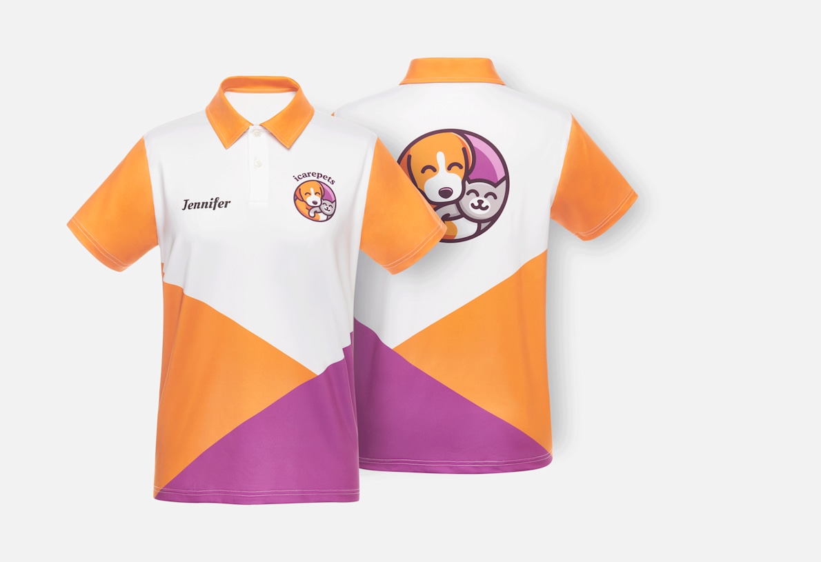 Design Full Custom Women s Polos VistaPrint AU
