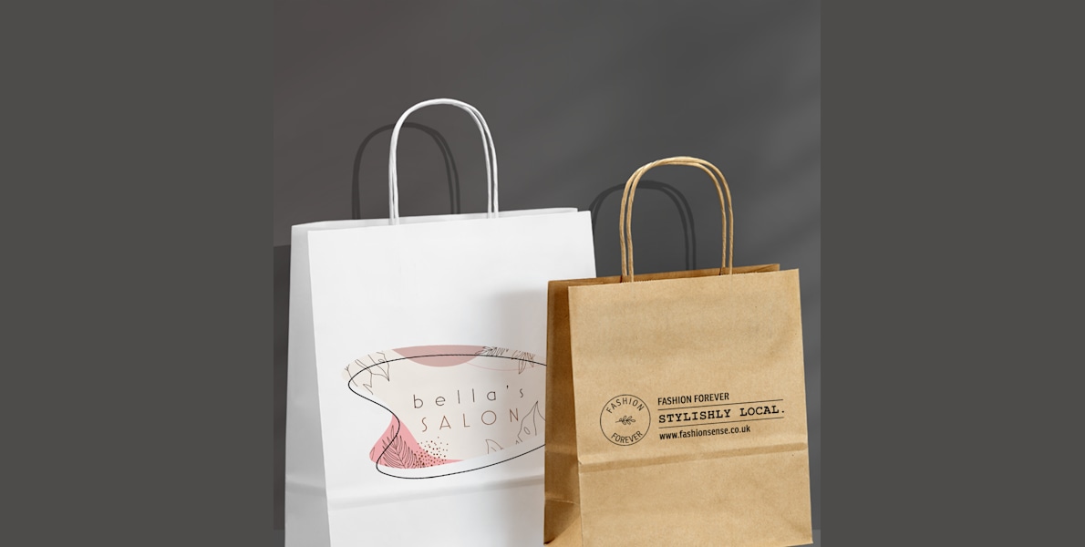 custom printed paper bags canada