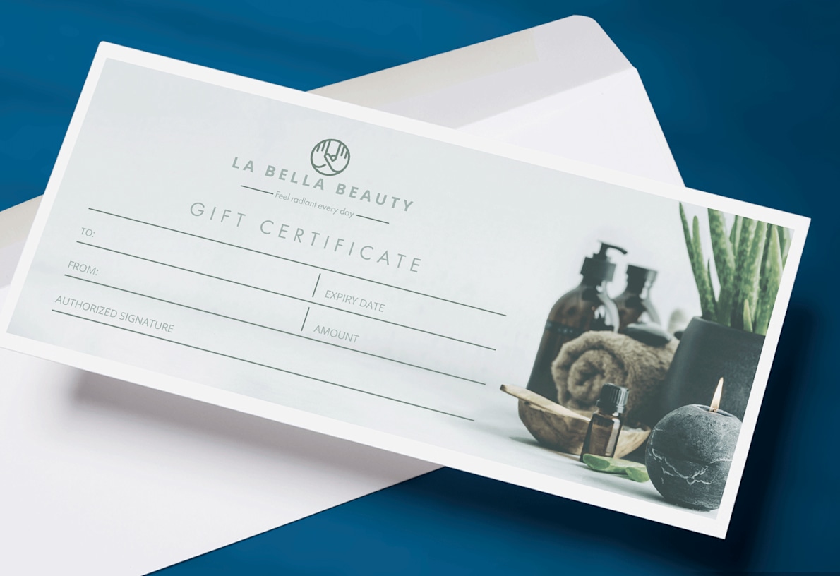 Gift Certificates Custom Gift Cards VistaPrint Canada