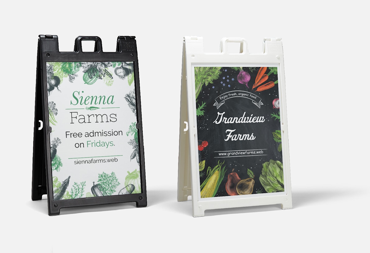 Signicade AFrame Sign Frames Vistaprint Canada