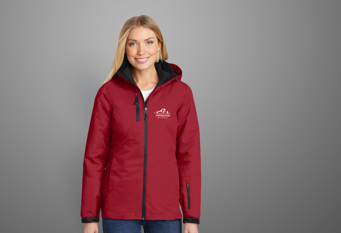 Port Authority Vortex Waterproof 3 in 1 Jacket for Women Vistaprint
