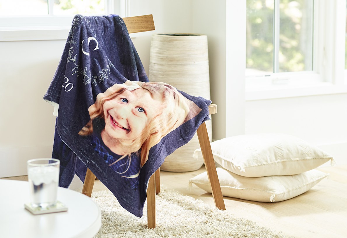 Custom Blankets, Personalized Photo Blankets VistaPrint
