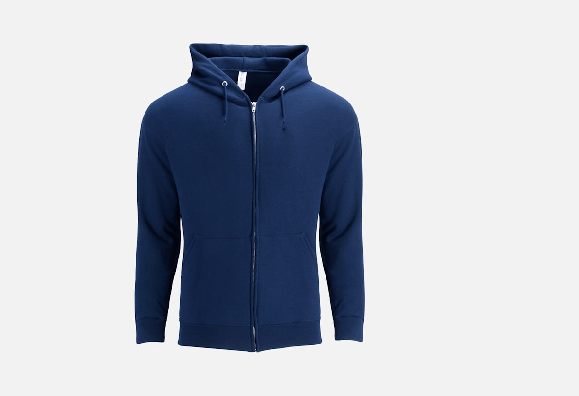 Embroidered Zip Through Hoodie - Men - Ready-to-Wear