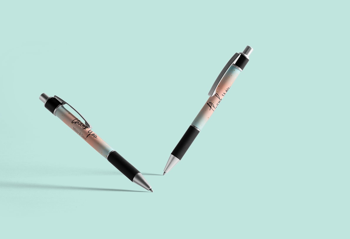 250 Personalized Erasable Gel Pens, Business Name Logo Pens Bulk