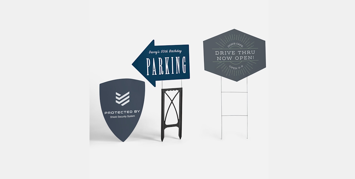 Custom Lawn &amp; Yard Signs Printing | VistaPrint CA