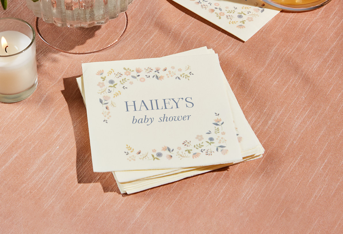 Personalized wedding shop napkins