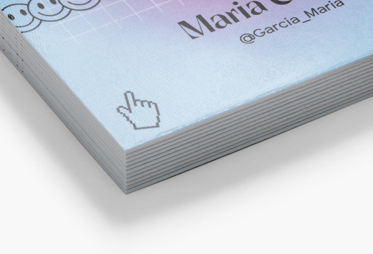 Thick Business Cards: 480g and 750g, Printed in 24H