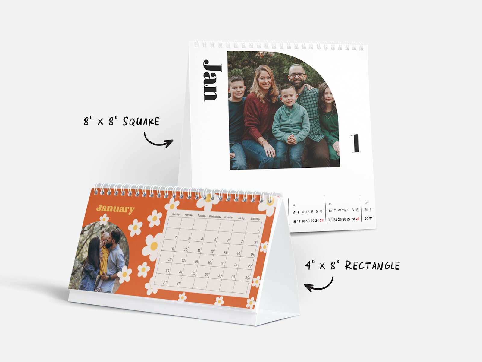 personalized desk calendar