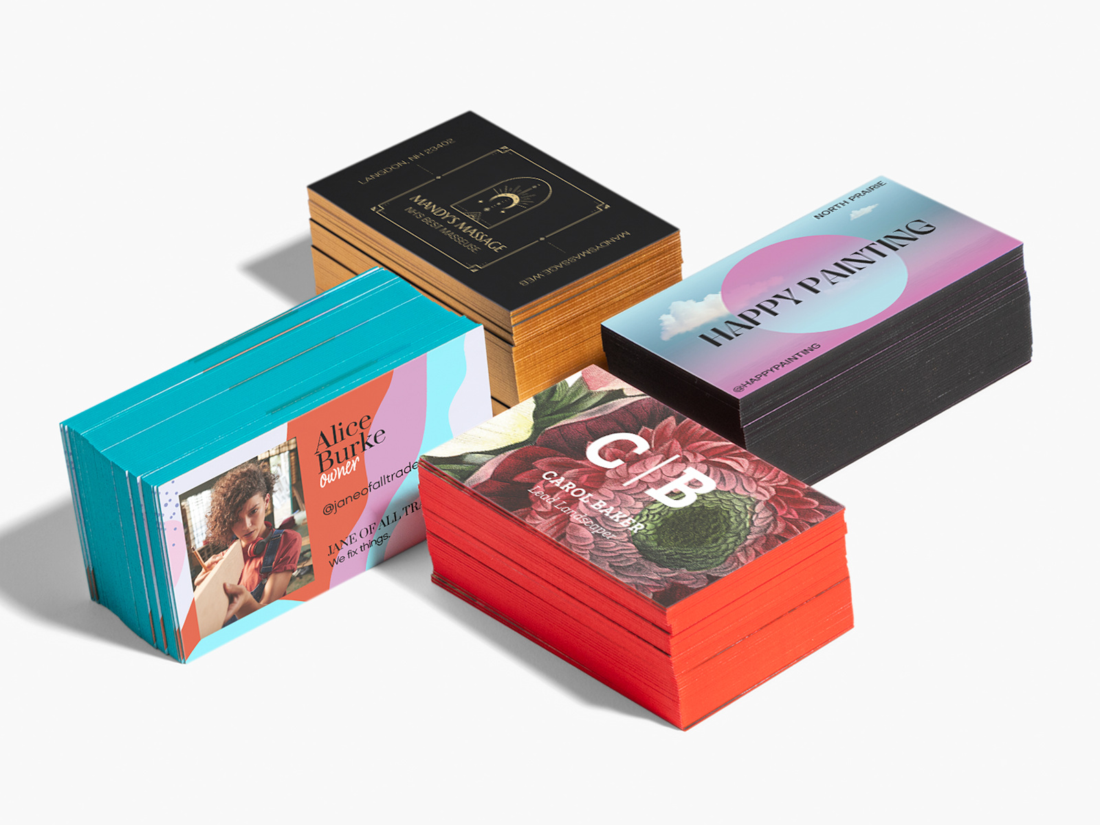 Premium Ultra-Thick Painted Edge Business Cards