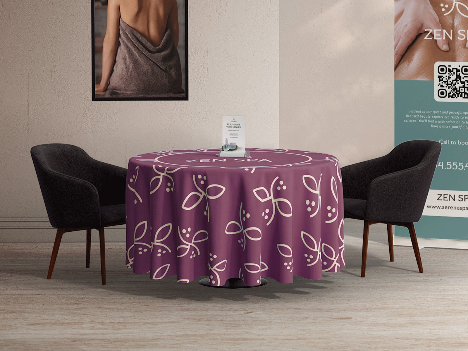Long sale round tablecloths