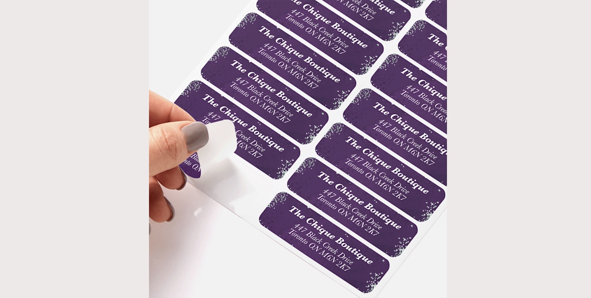 Return Address Labels Custom Address Stickers VistaPrint CA