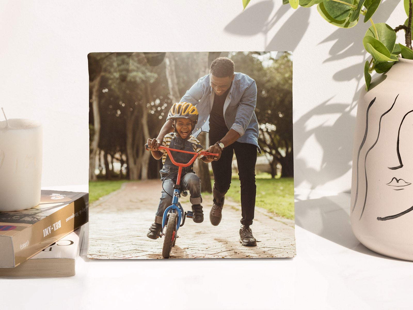 Easel Back Desktop Canvas Prints Vistaprint Canada