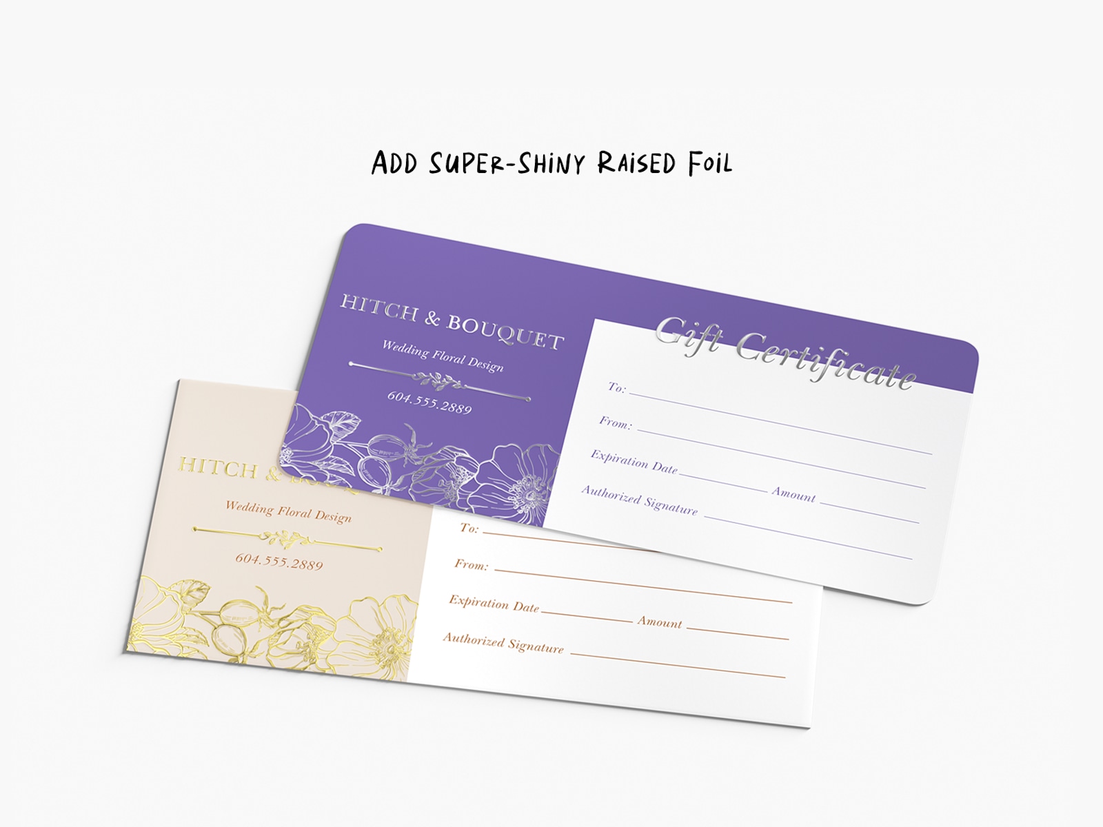 Gift Certificates Custom Gift Cards VistaPrint
