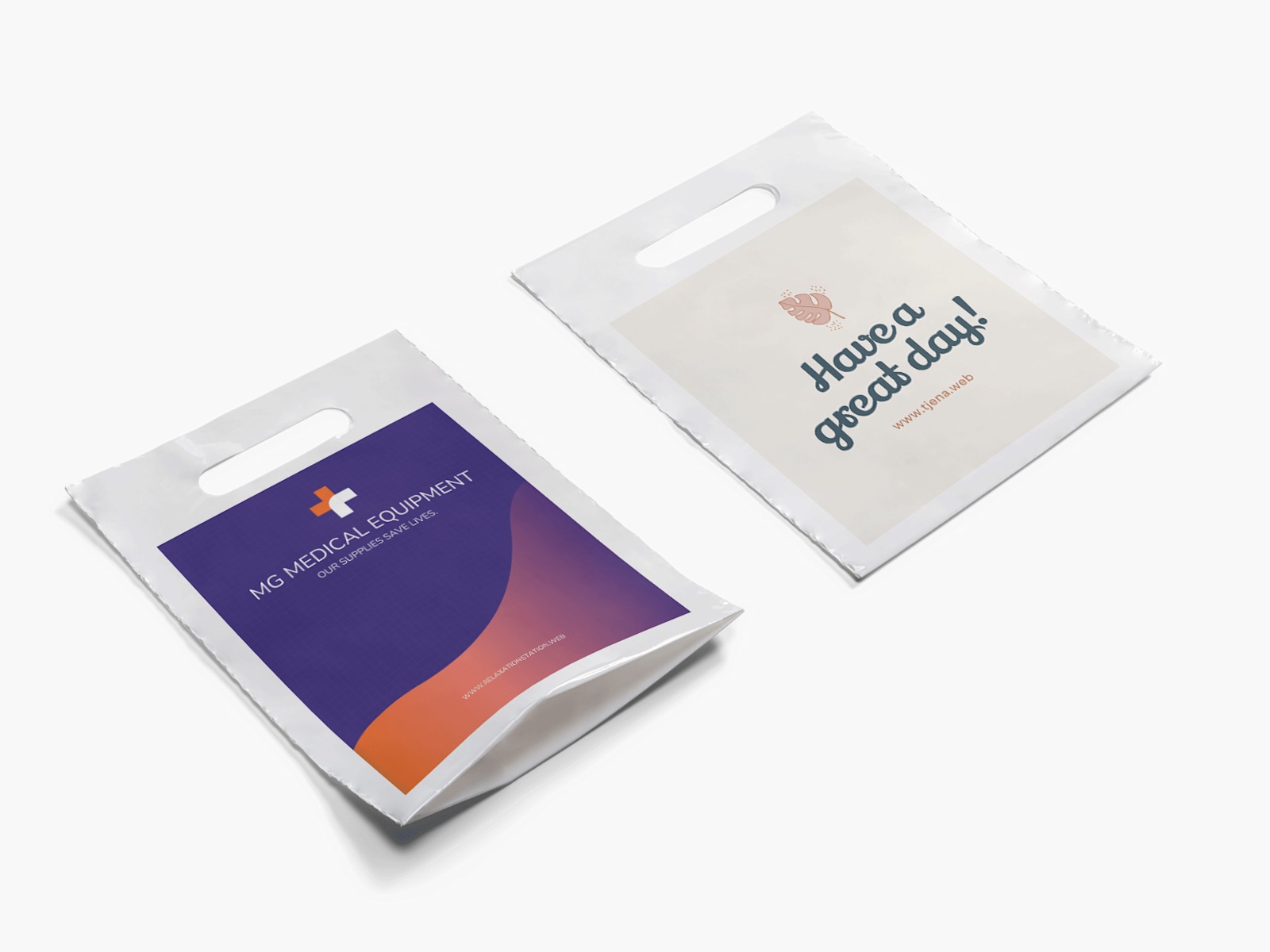 Compostable Die-Cut Handle Bags 4