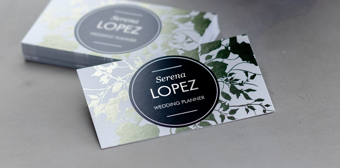 Foil Accent & Metallic Business Cards VistaPrint CA