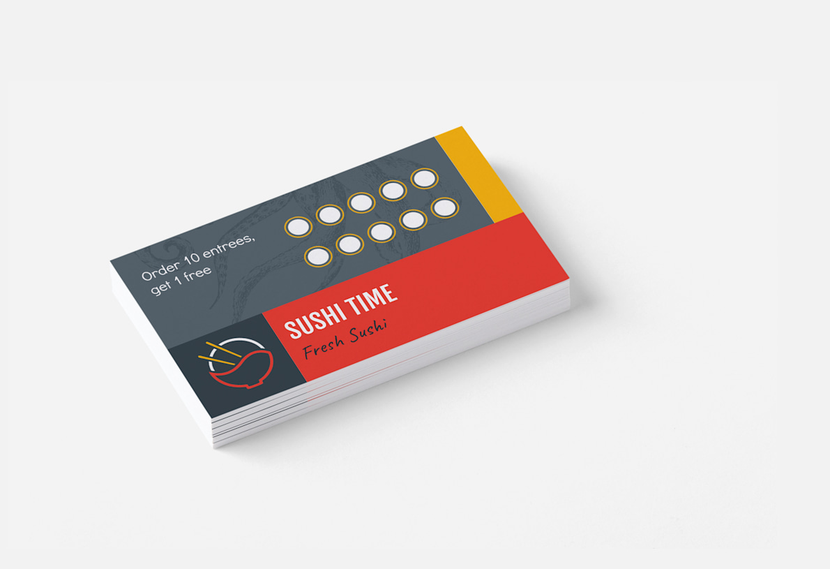 Custom Loyalty Cards, Business Punch Cards VistaPrint