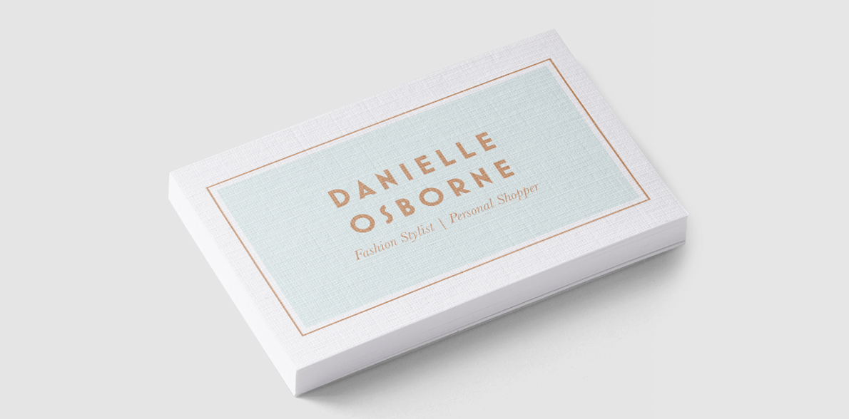 Linen business cards