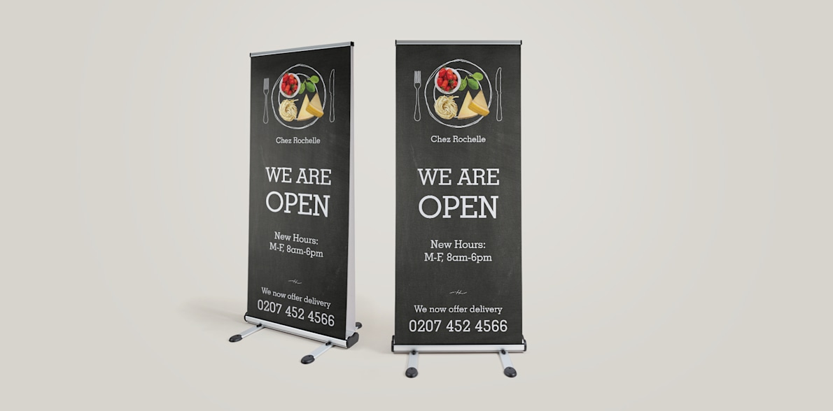 Outdoor Pull Up Banners