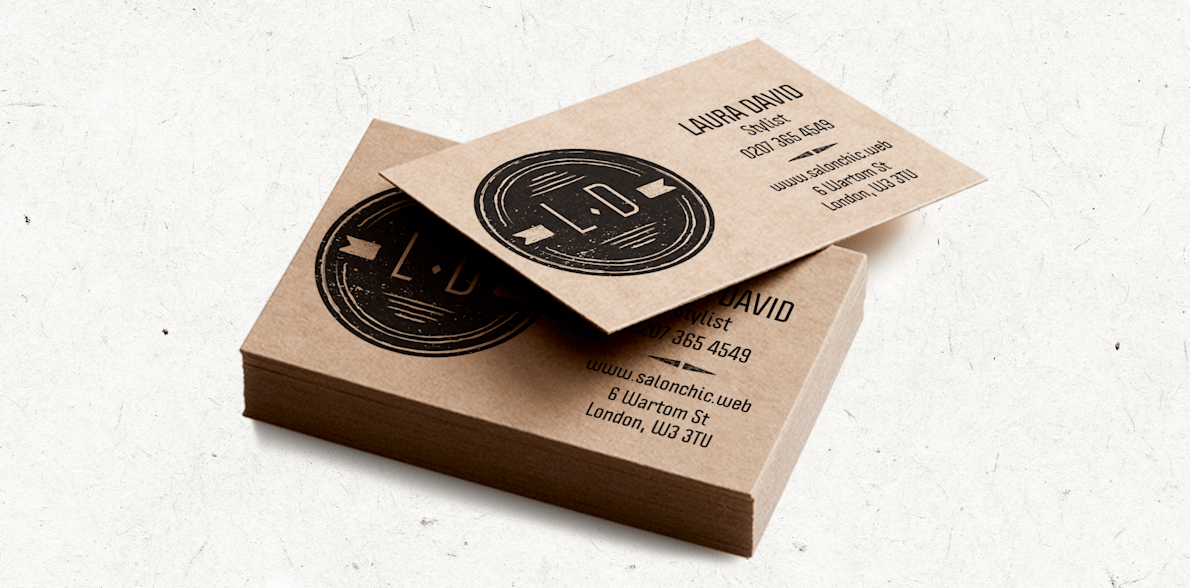 Brown kraft 2025 paper cards