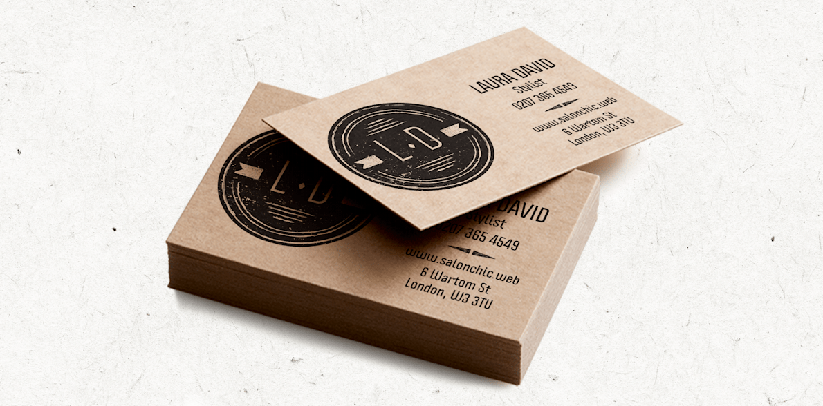 Kraft Business Cards 3