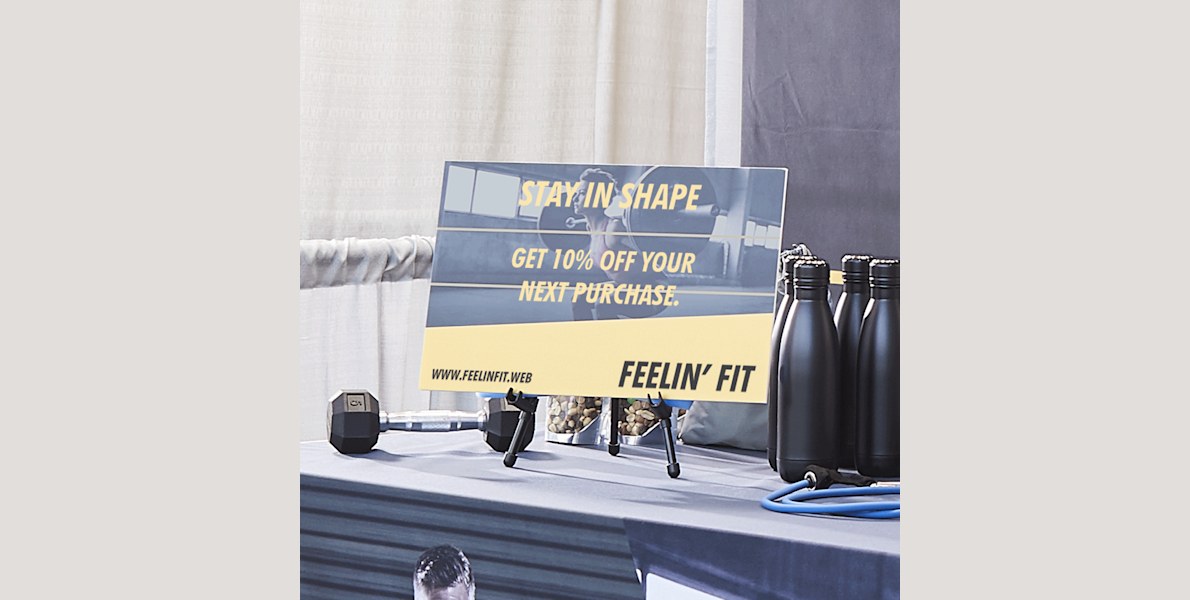 Easels for foam boards and plastic signs Vistaprint