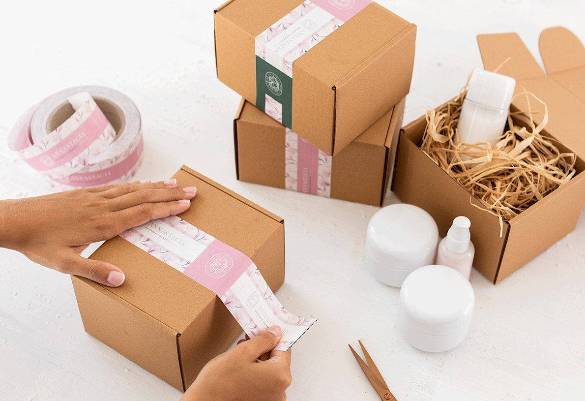 Custom packaging hot sale tape