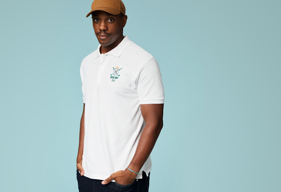 Vistaprint Customised Fruit of The Loom Polo Shirt | Industry Designs | No Minimum Quantity