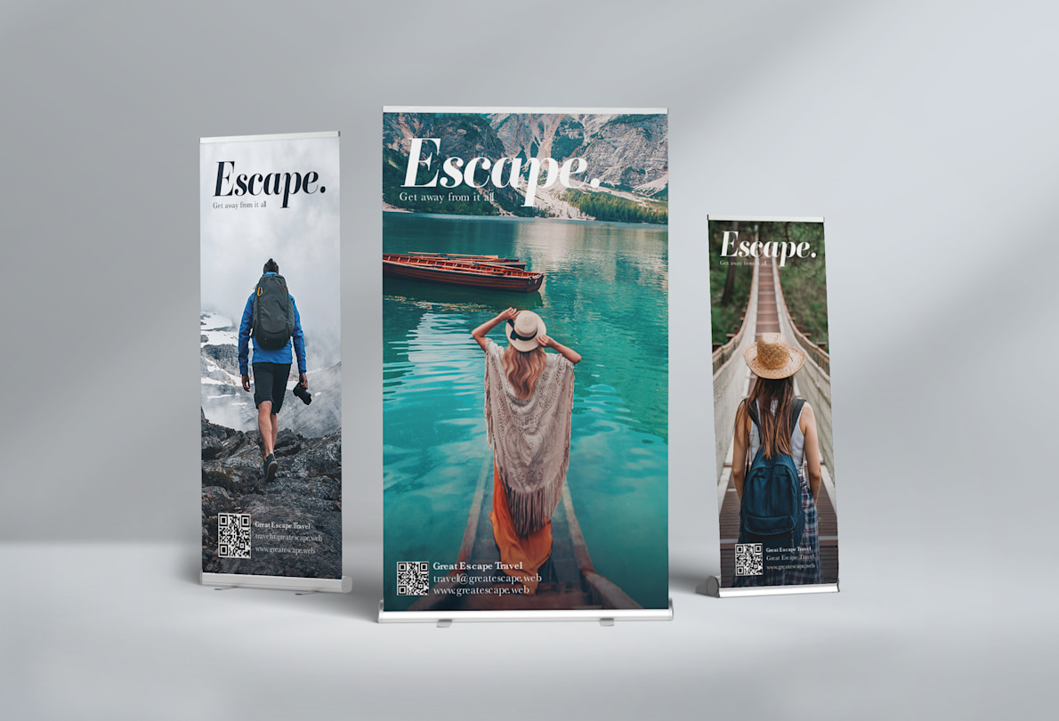 RollUpBanner designen und drucken VistaPrint