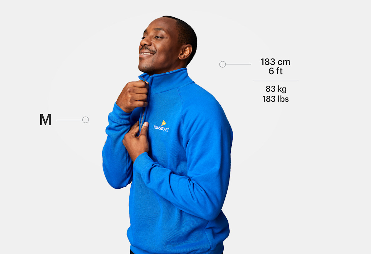 QuarterZip Sweatshirt, custom embroidered sweatshirts VistaPrint UK