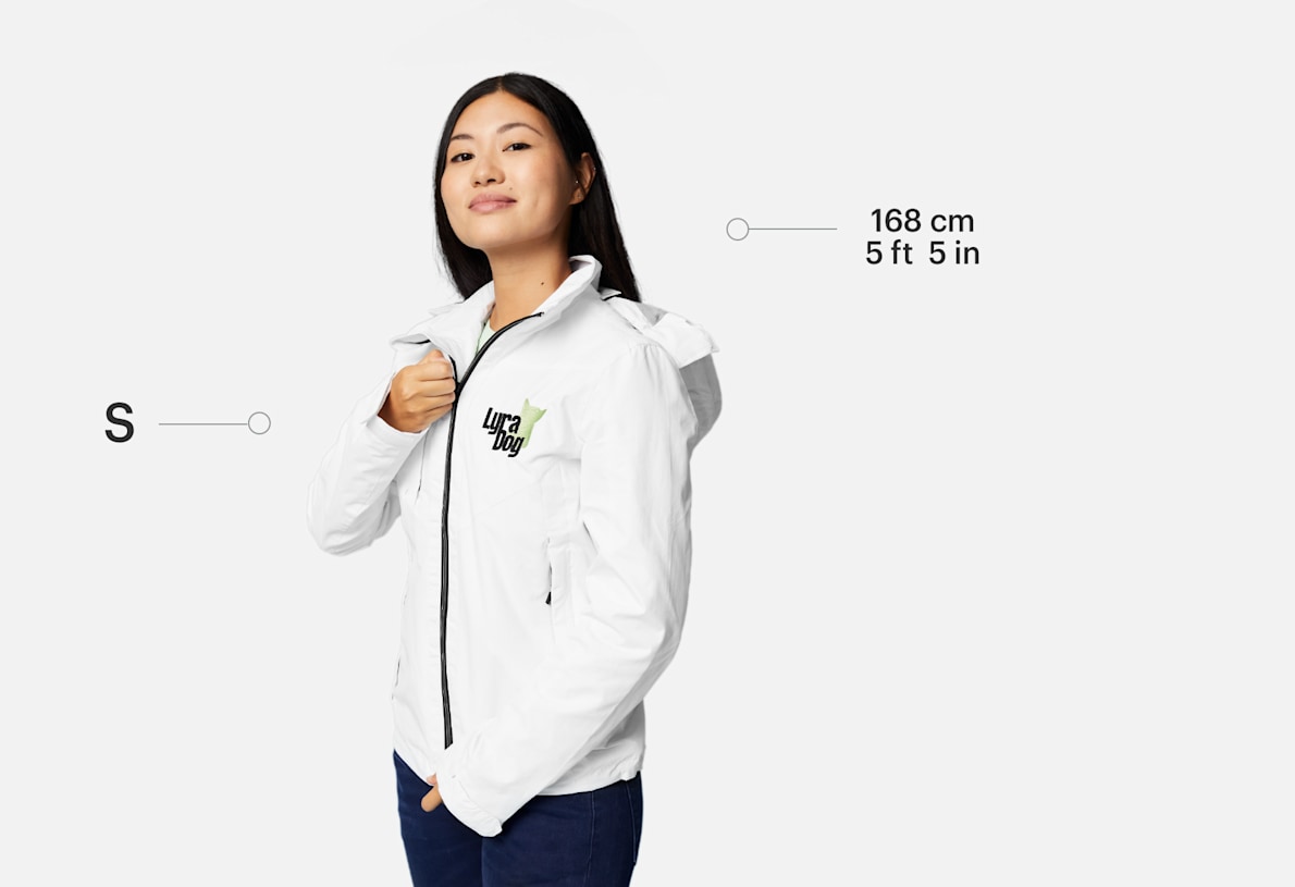 Printer Flat Track Windbreaker personalised windbreakers Vistaprint