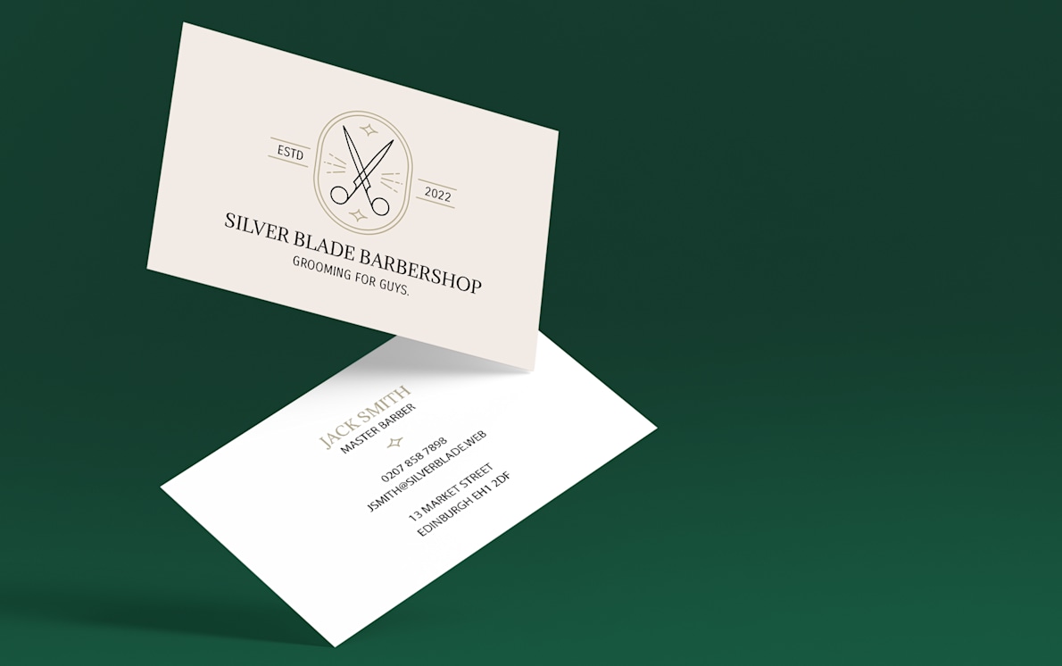 Personalised business cards design appointment cards VistaPrint