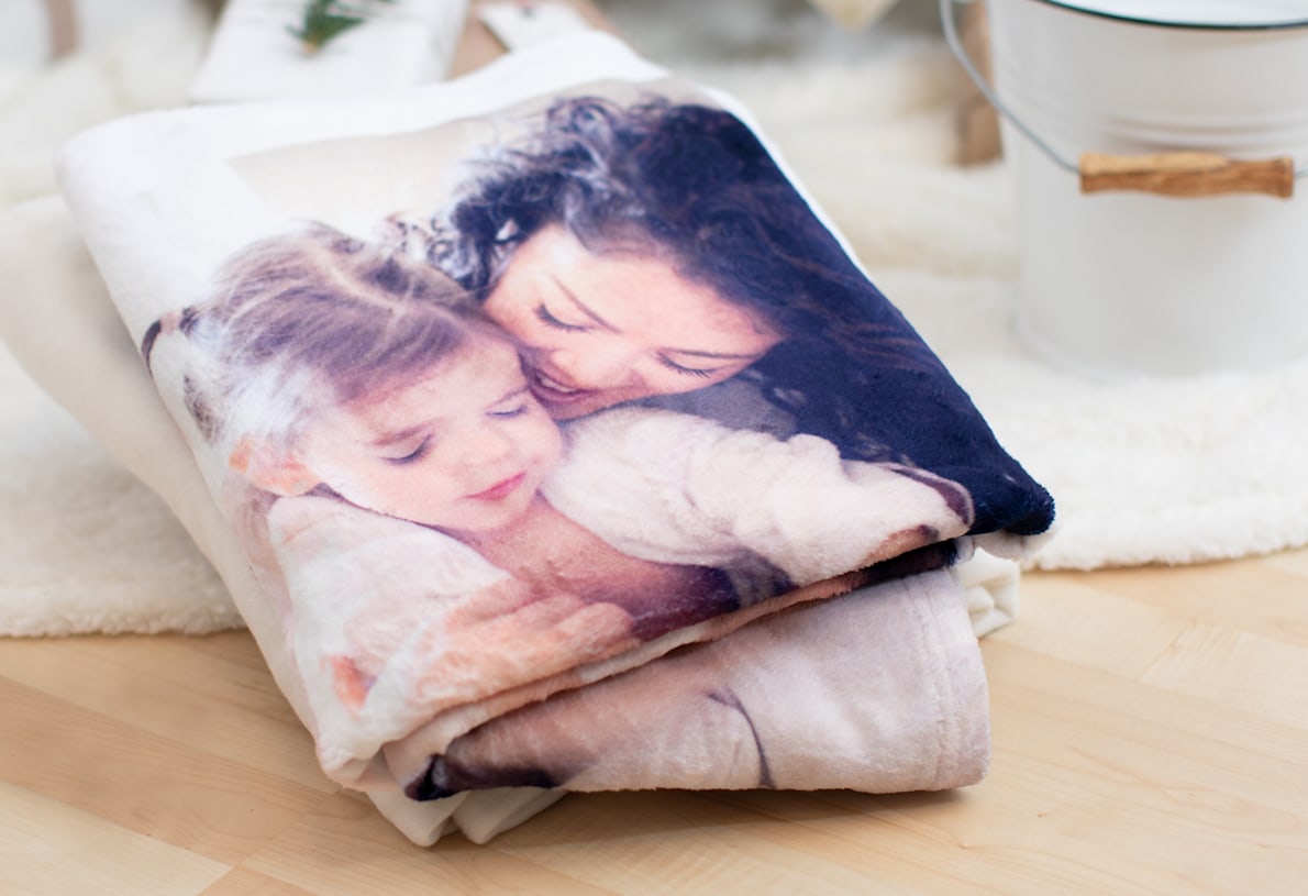 Personalized on sale photo blanket