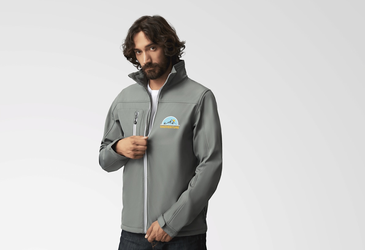 Printer Vert Men s Softshell Jacket