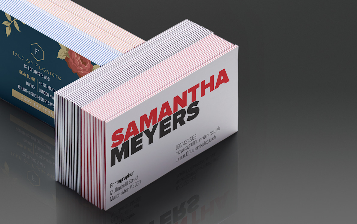 Triple Layer Business Cards 1