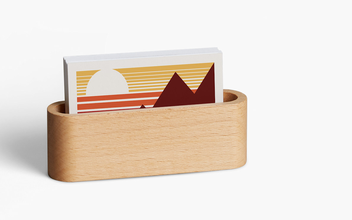 Wooden Business Card Holders 2
