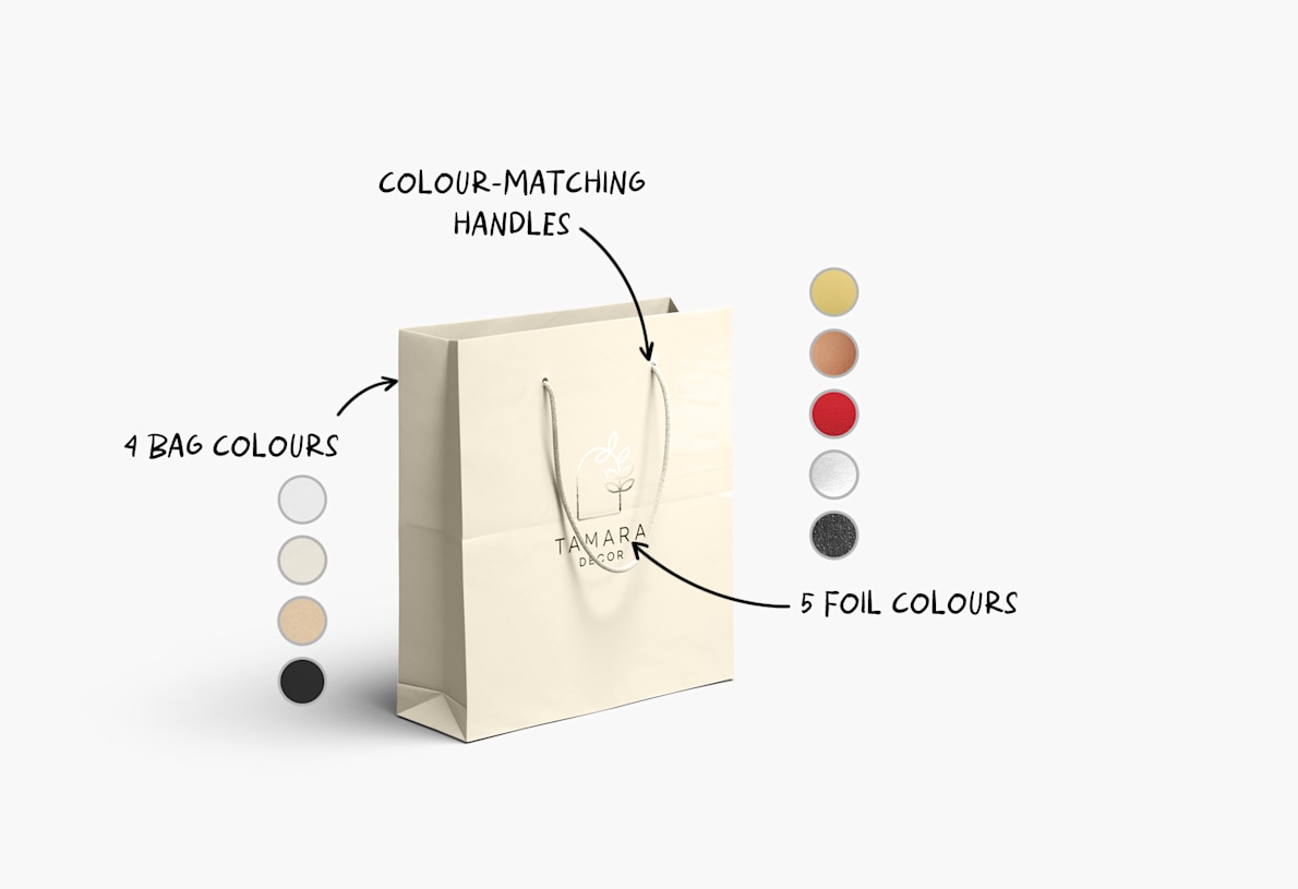 Luxury Gift Bags with Ribbon, Speciality Standard Kraft Paper Bags