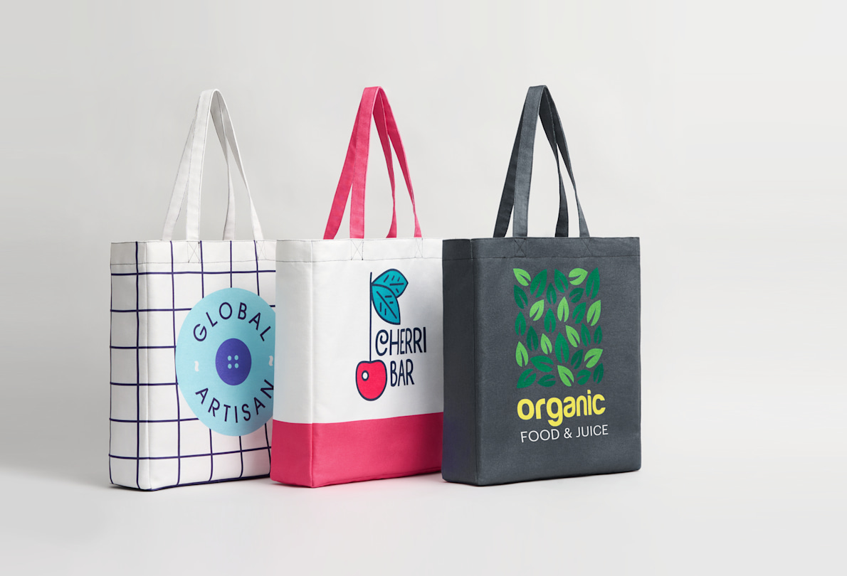 Custom tote bags with logo online
