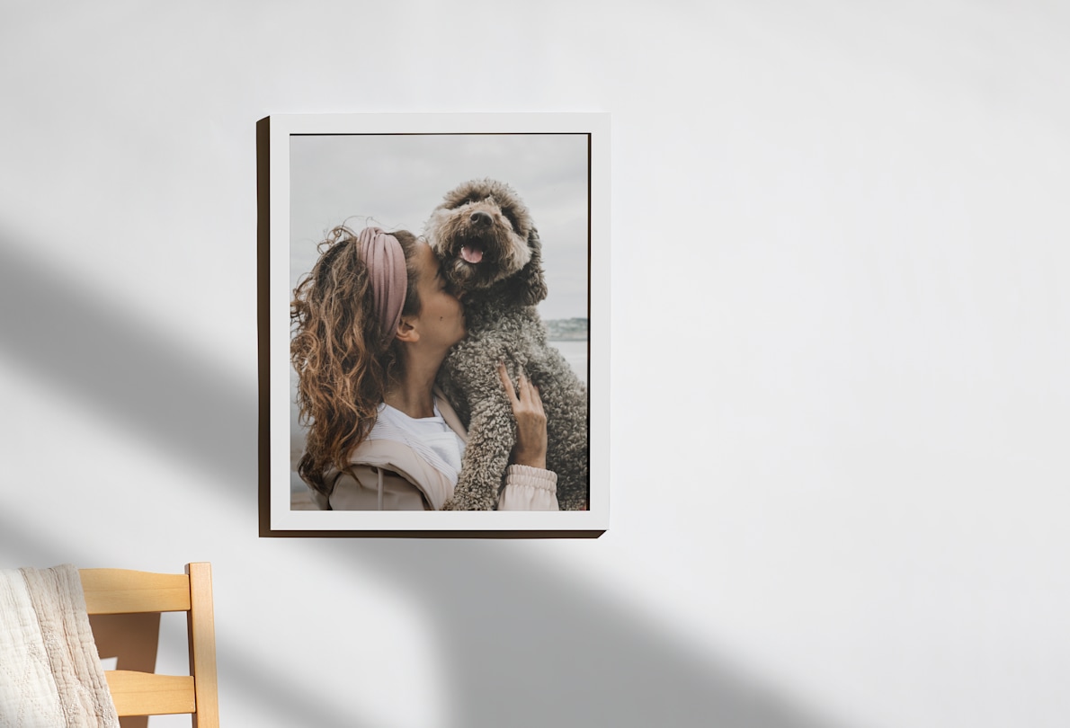 Printed picture clearance frames