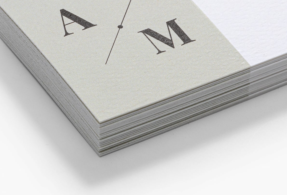 Textured Uncoated Business Cards 3