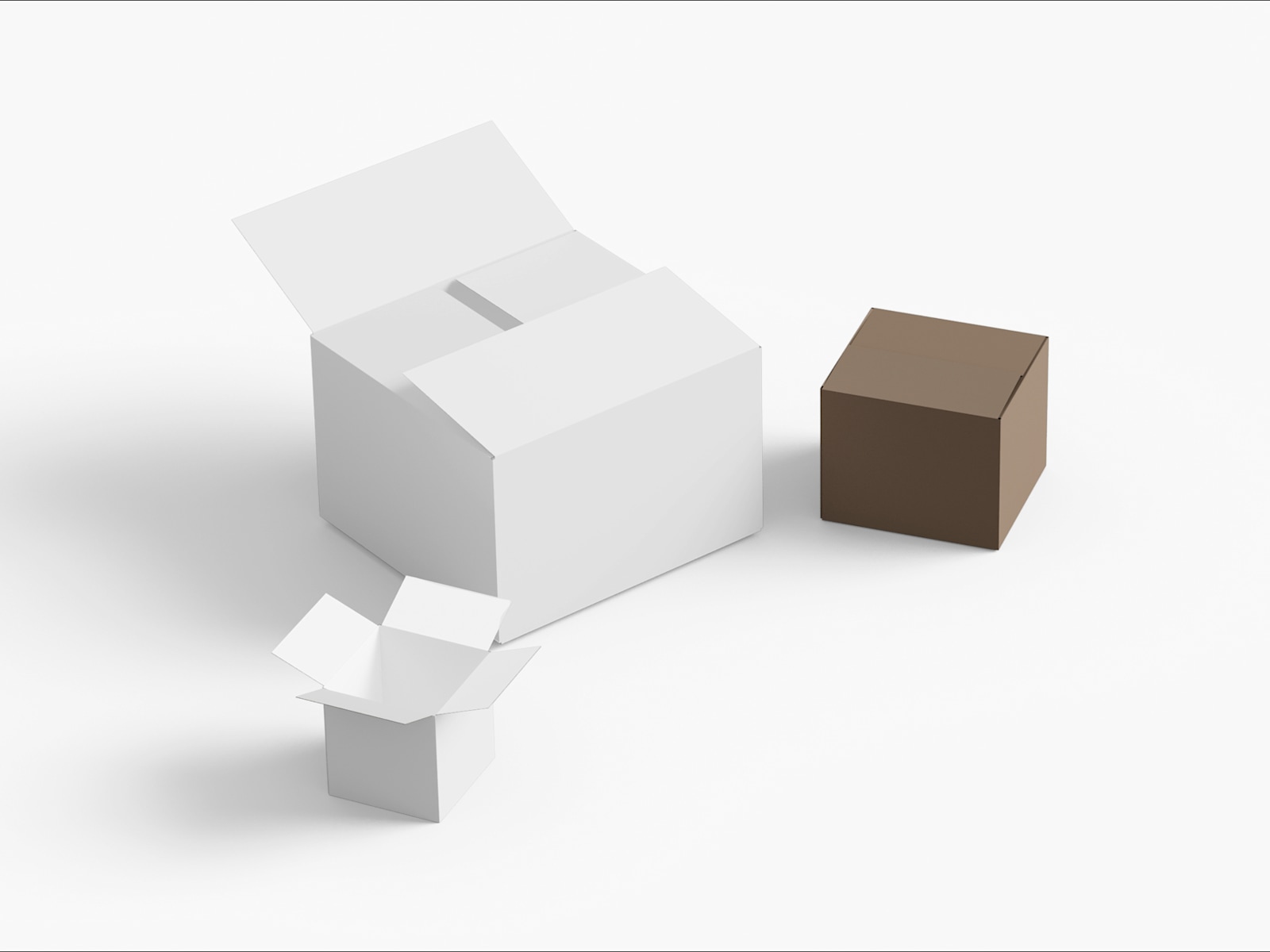 Plain Shipping Boxes 1
