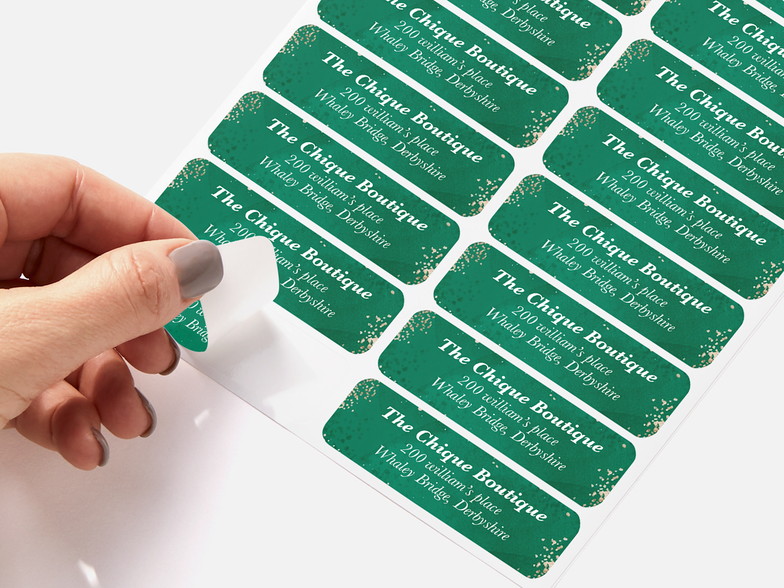 Address sticker shop