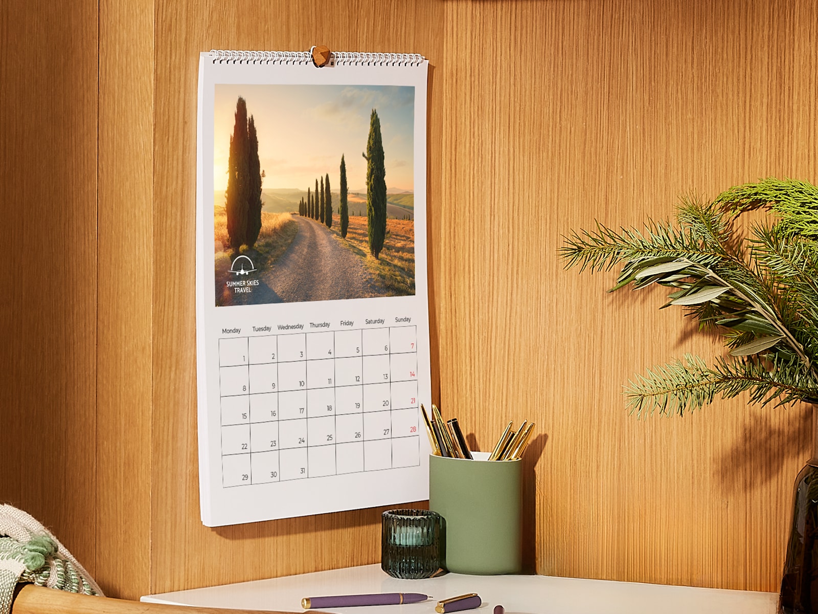 Personalised Wall Calendar 2025