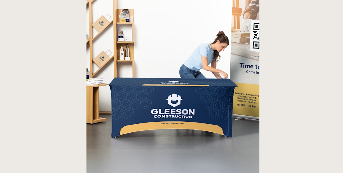 Spandex Table Cover, Stretch Tablecloth VistaPrint UK