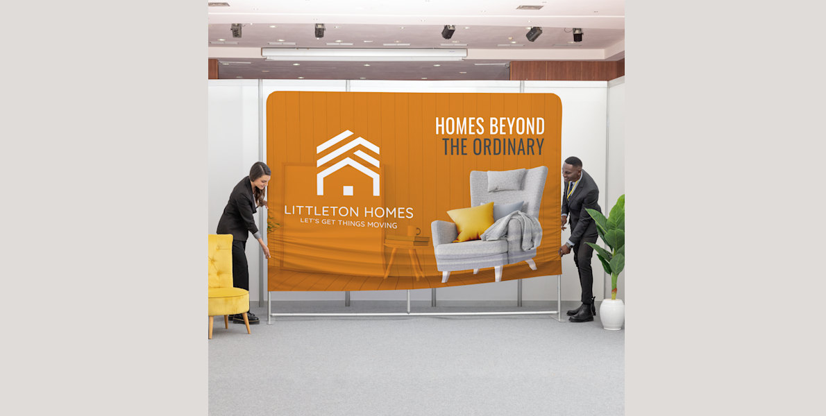 Tension Fabric Displays, Tension Banners | VistaPrint