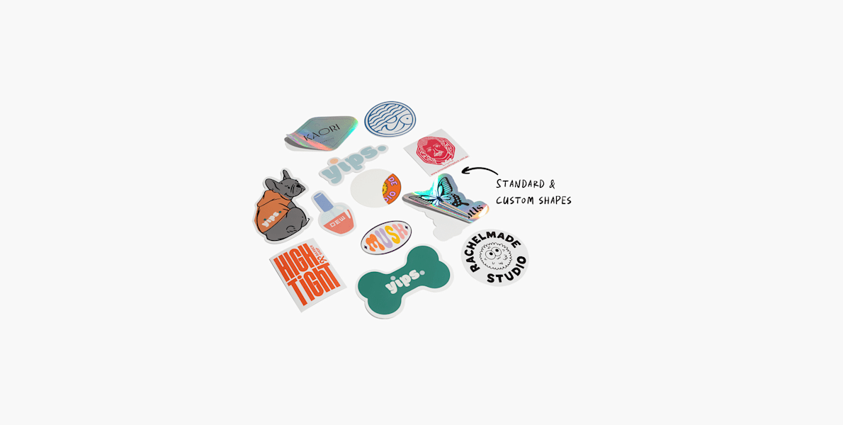 Individual Stickers Printing, Custom Single Stickers | VistaPrint