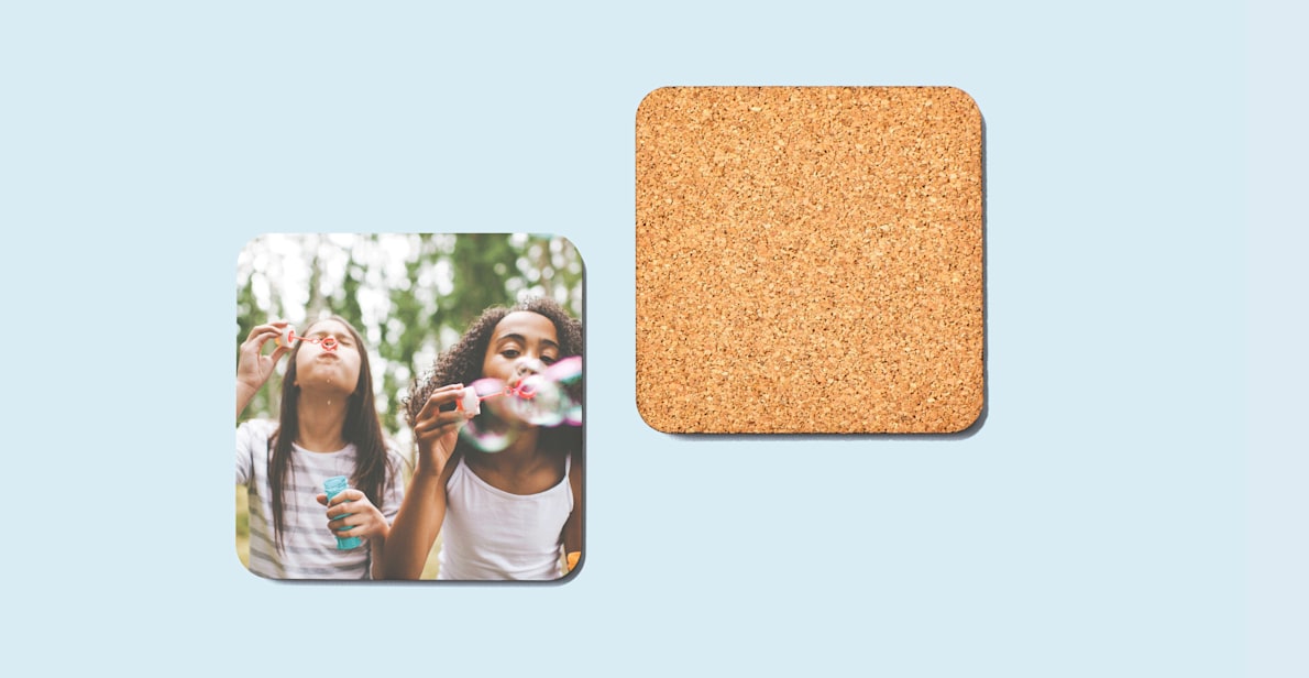 Custom Printed Coasters | 4 Square Foam Coasters-Blank